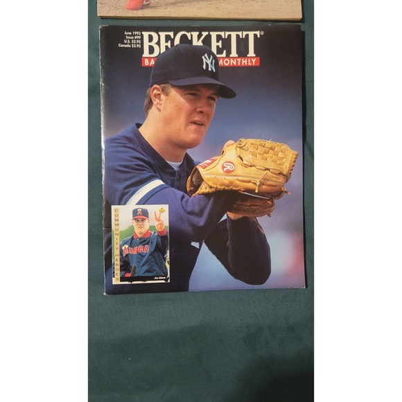 Vtg Jim Abbott Beckett Baseball Magazine Bundle (2) - Picture 2 of 6